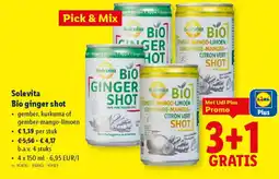 Lidl Solevita bio ginger shot aanbieding