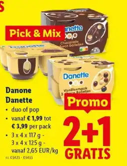 Lidl Danone Danette aanbieding