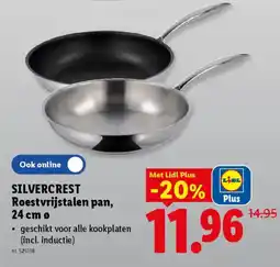 Lidl Silvercrest roestvrijstalen pan aanbieding