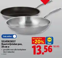 Lidl Silvercrest roestvrijstalen pan aanbieding
