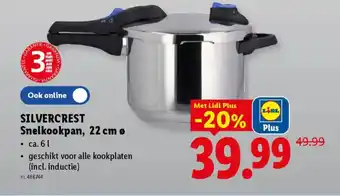 Lidl Silvercrest snelkookpan aanbieding
