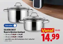 Lidl Silvercrest roestvrijstalen kookpot aanbieding