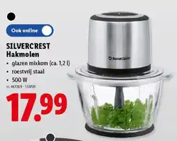 Lidl Silvercrest hakmolen aanbieding