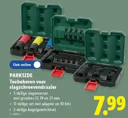 Lidl Parkside toebehoren voor slagschroevendraaier aanbieding