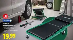 Lidl Parkside montagerolplank en werkplaatskruk aanbieding