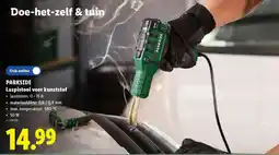 Lidl Parkside laspistool voor kunststof aanbieding