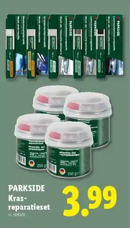 Lidl Parkside kras reparatieset aanbieding