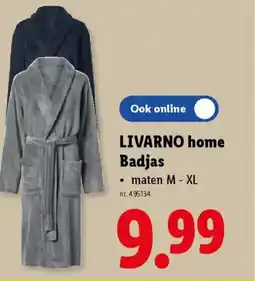 Lidl Livarno home badjas aanbieding
