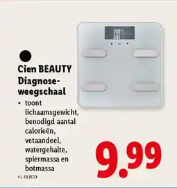 Lidl Cien beauty diagnose weegschaal aanbieding
