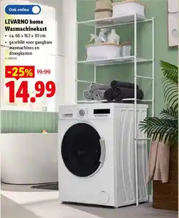 Lidl Livarno home wasmachinekast aanbieding