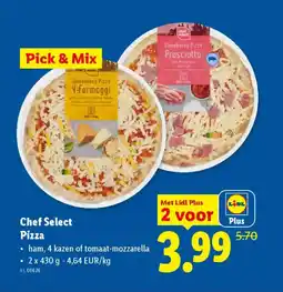 Lidl Stenebaked Pizza aanbieding