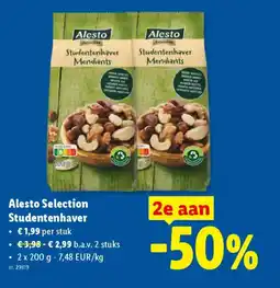 Lidl Alesto selection studentenhaver aanbieding
