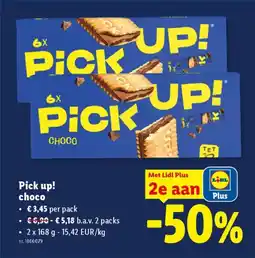 Lidl Pick up! choco aanbieding