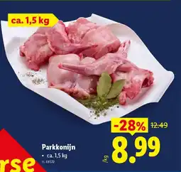 Lidl Parkkonijn aanbieding