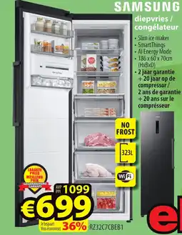 ElectroStock Samsung diepvries congélateur aanbieding