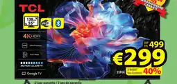 ElectroStock TCL 4K HDR Google TV aanbieding