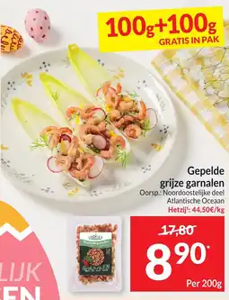 Intermarché Gepelde grijze garnalen aanbieding