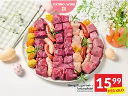 Intermarché Steengrill gourmet of fondueschotel aanbieding