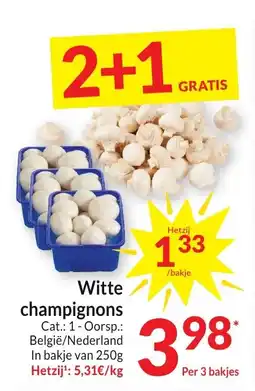 Intermarché Witte champignons aanbieding