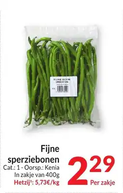 Intermarché Fijne sperziebonen aanbieding
