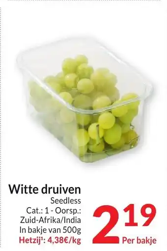 Intermarché Witte druiven aanbieding