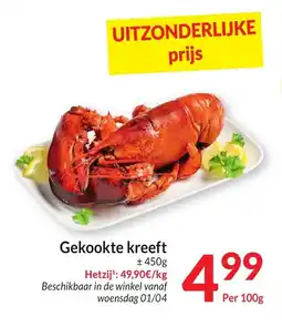 Intermarché Gekookte kreeft aanbieding