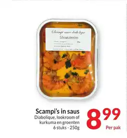 Intermarché Scampi's in saus aanbieding