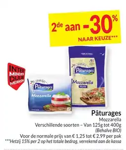 Intermarché Paturages Mozzarella aanbieding