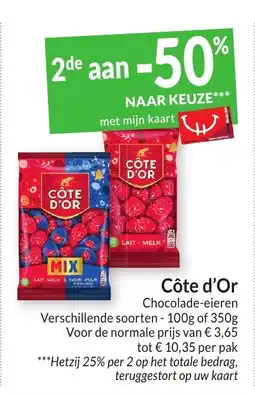 Intermarché Côte d'Or Chocolade eieren aanbieding