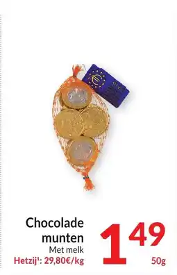 Intermarché Chocolade munten aanbieding