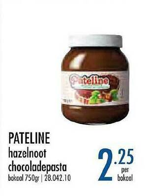 Pateline Hazelnoot Chocoladepasta