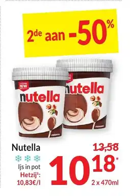 Intermarché Nutella aanbieding