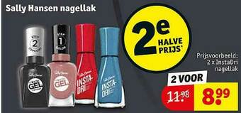 Kruidvat Sally Hansen Nagellak aanbieding