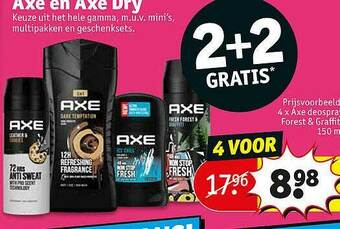 Kruidvat Axe En Axe Dry aanbieding