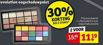 Kruidvat Revolution Oogschaduwpalet aanbieding