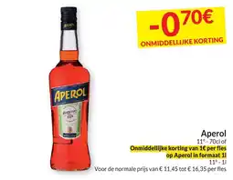 Intermarché Aperol aanbieding