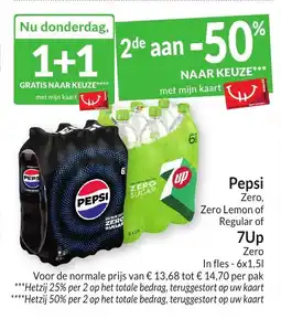 Intermarché Pepsi, 7Up aanbieding