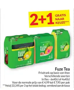 Intermarché Fuze Tea aanbieding