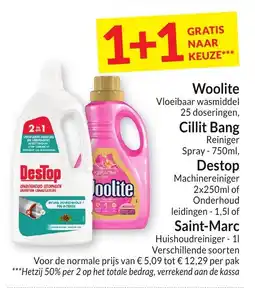 Intermarché DesTop, Woolite aanbieding