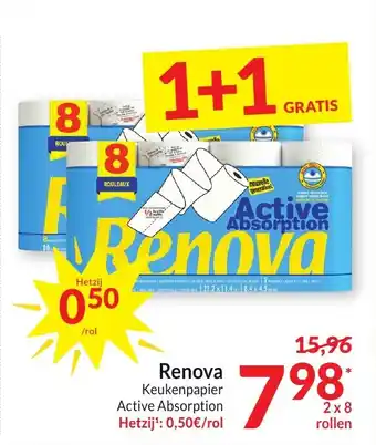Intermarché Renova Keukenpapier aanbieding