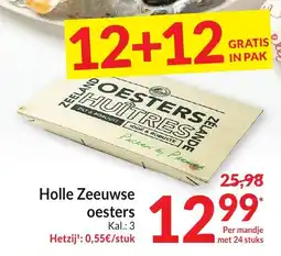 Intermarché Holle Zeeuwse oesters aanbieding