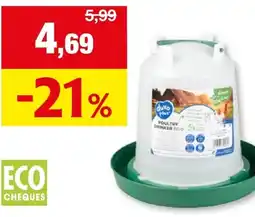 Hubo Drinkklok eco schroef met handvat aanbieding
