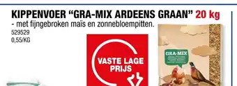 Hubo Kippenvoer "gra-mix ardeens graan" aanbieding