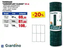 Hubo Tuindraad "gardenplast classic" 25 m aanbieding