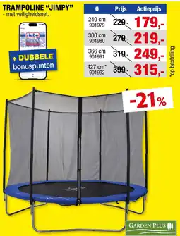 Hubo Trampoline "jimpy” aanbieding