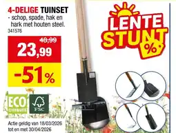 Hubo 4-delige tuinset aanbieding