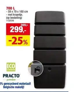 Hubo Regenton 700 L aanbieding