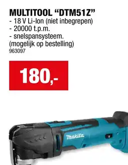 Hubo Multitool "dtm51z" aanbieding