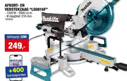 Hubo Afkort- en verstekzaag "ls0816f” aanbieding