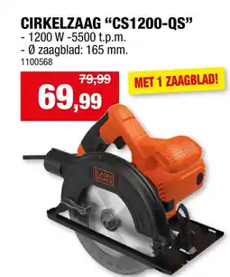 Hubo Cirkelzaag "cs1200-qs" aanbieding